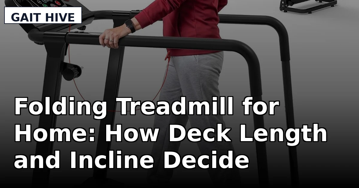 Folding Treadmill for Home: How Deck Length and Incline Decide