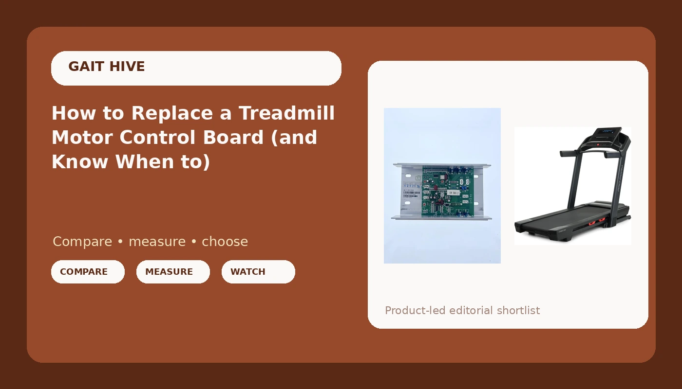 How to Replace a Treadmill Motor Control Board (and Know When to)