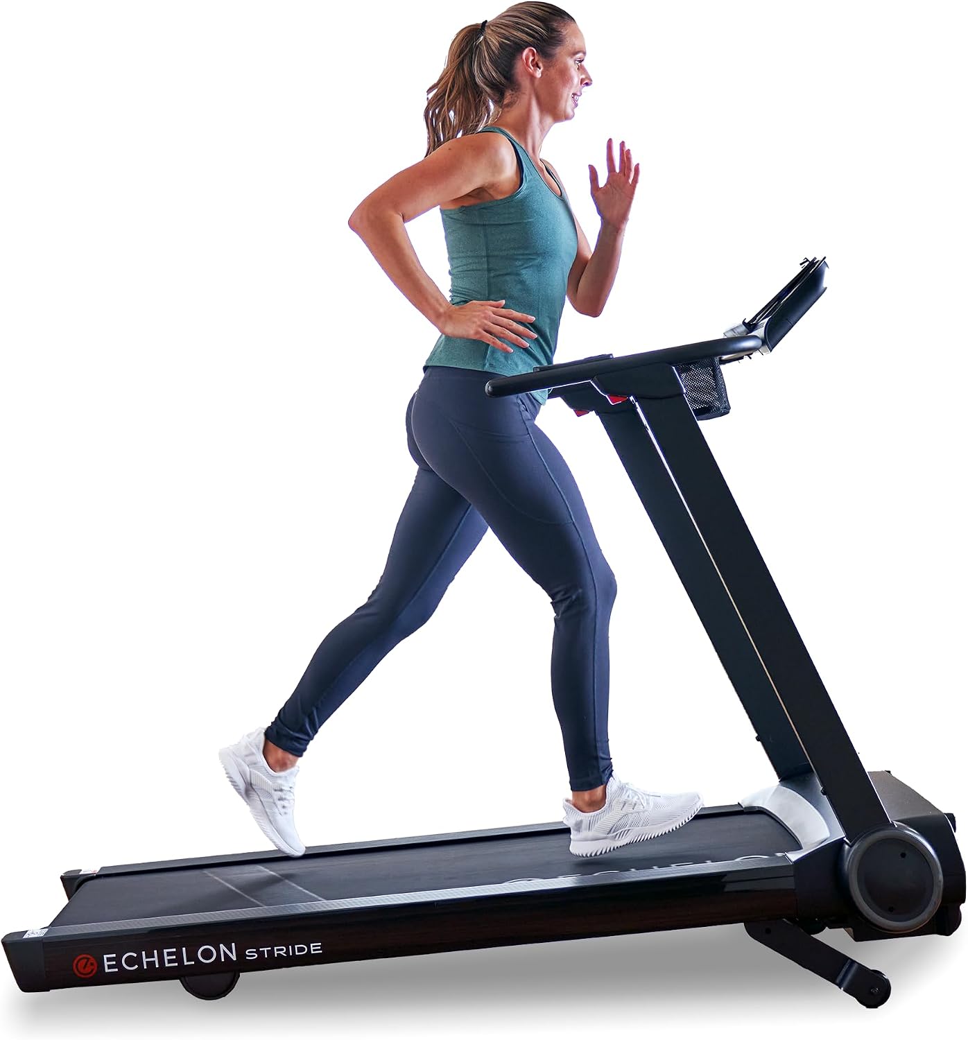 Echelon Stride Treadmill , Smart Foldable, 300 Lb Capacity, Motorized Incline, Comfortable Air Cushioning Deck , Elevate Home Workouts, Easy Storage, USB Charging Port + 30-Day Free Membership