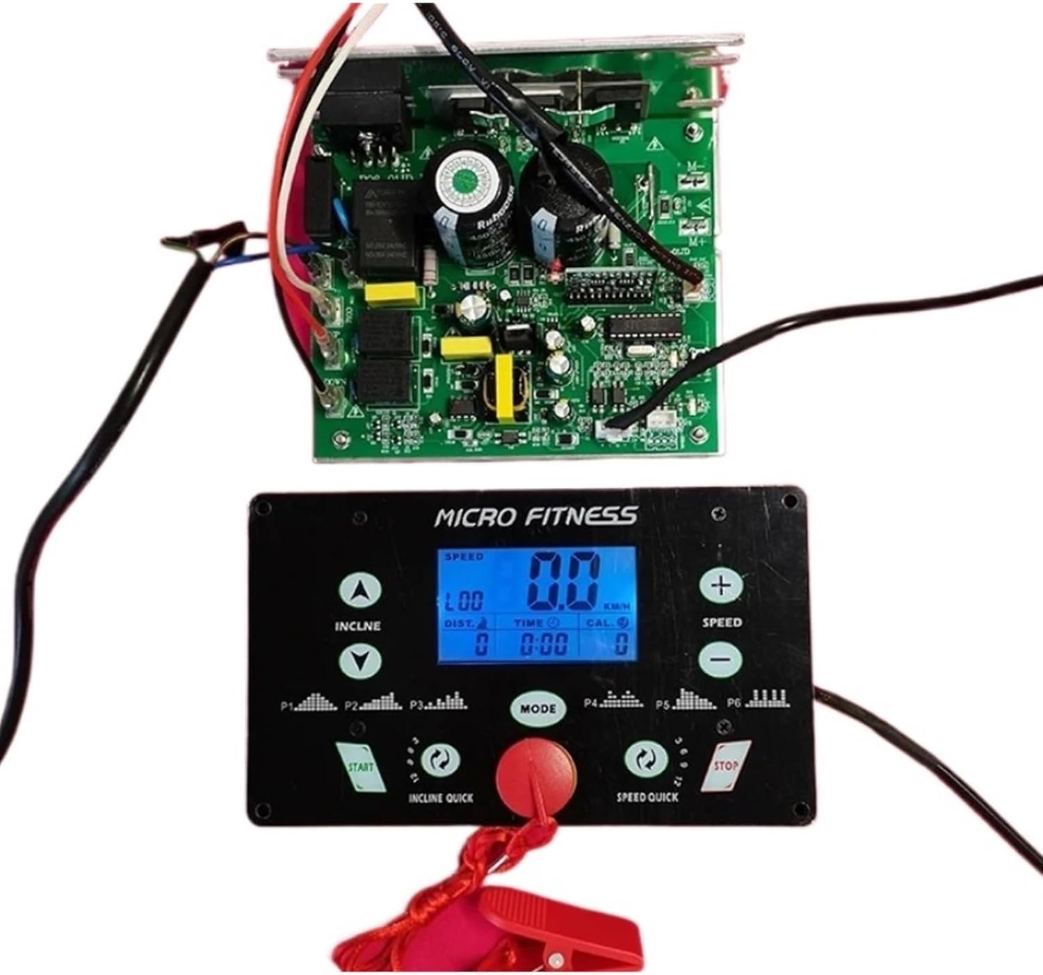 bdfndjnm Universal Treadmill Circuit Board & Console Display - Comprehensive Motor Control for 1HP-4.0HP Motors, High Compatibility, Enhanced Performance(4HP Lower Controller)