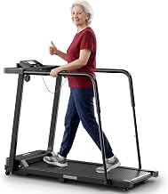 KEY2FUN Walking Treadmill with Long Handrail for Balance, Recovery Fitness Ex...