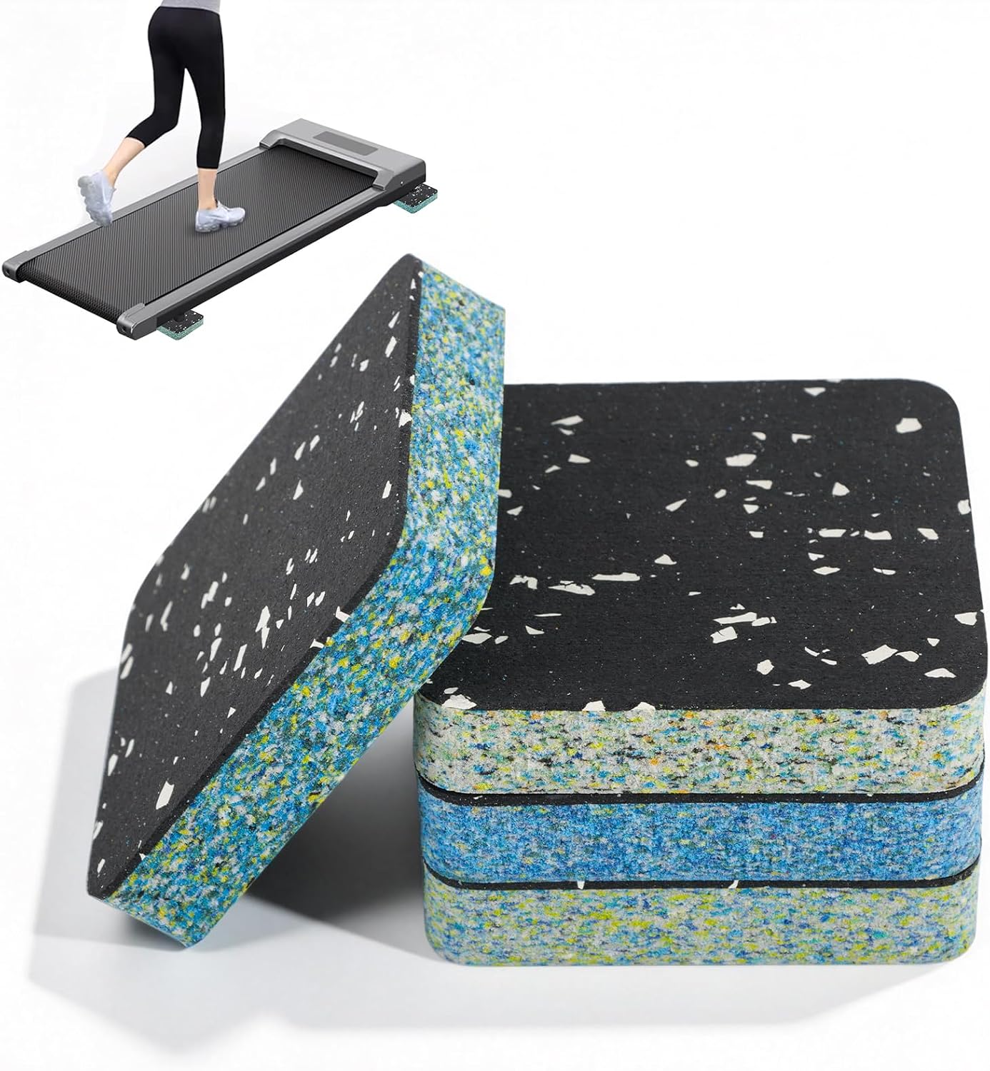 Treadmill Incline Riser Blocks (B0GHQTZ28F)