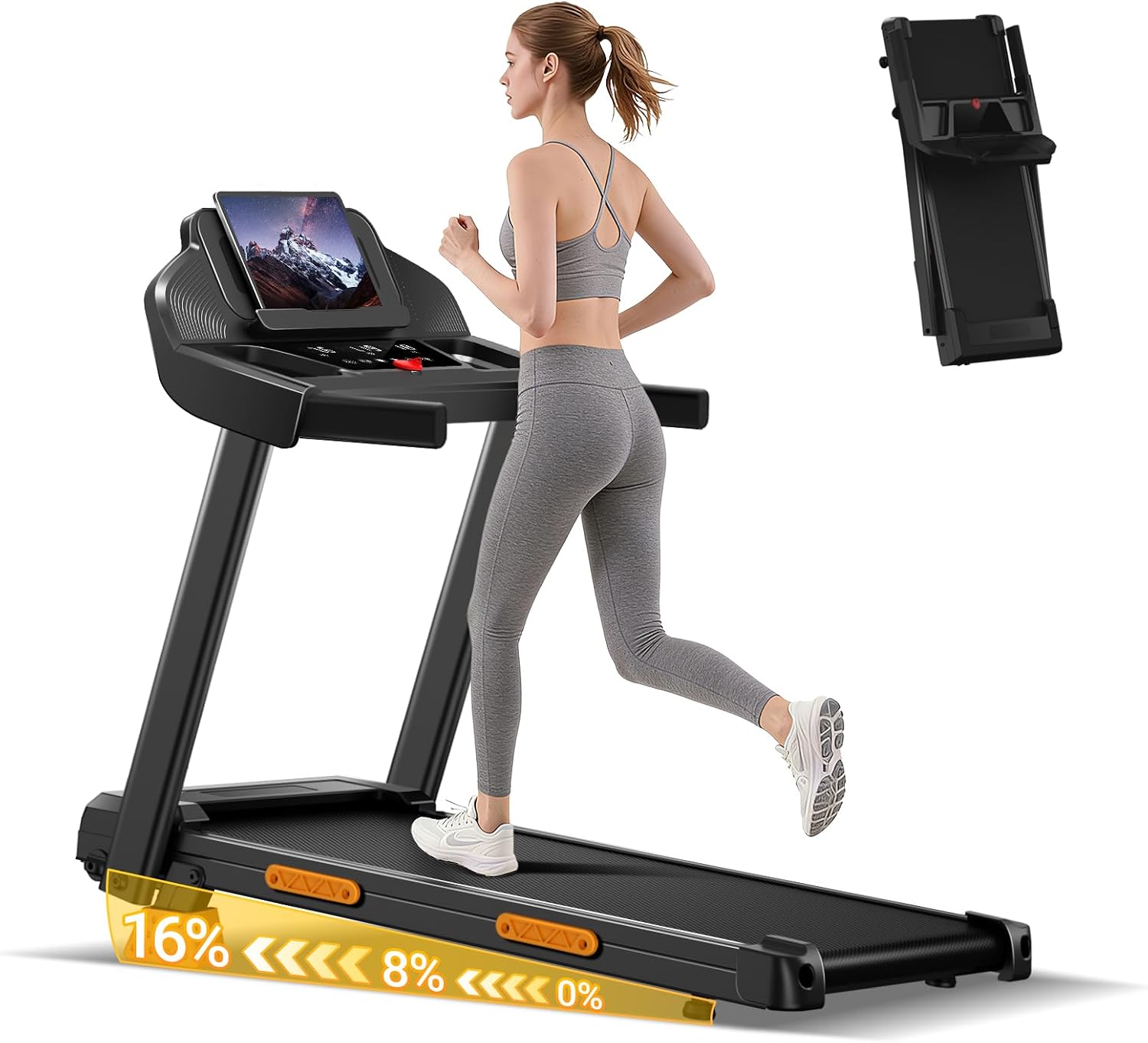 Foldable Treadmill with Incline (B0H6P3NBL5)