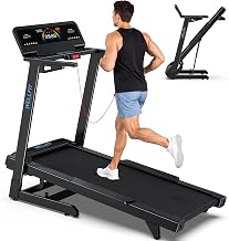 WELLFIT Treadmill with 15% Auto Incline, Foldable Heavy Duty Treadmill